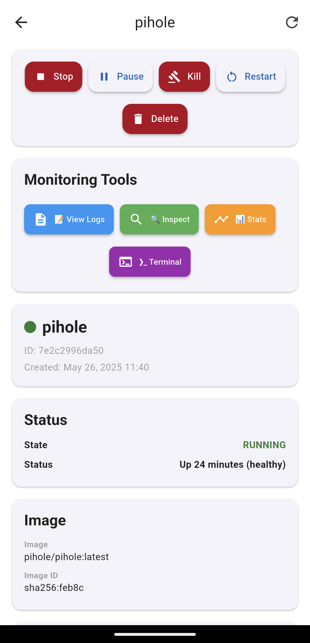 Container Management
